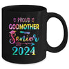 Proud Godmother Class Of 2024 Graduate Senior 24 Tie Dye Mug | teecentury