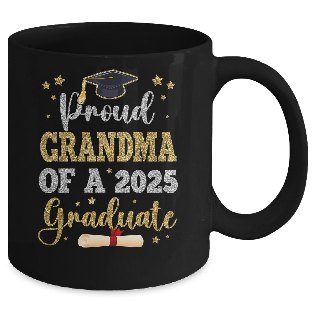 Proud Grandma Of A 2025 Graduate Senior Class Of 2025 Graduation Mug | teecentury