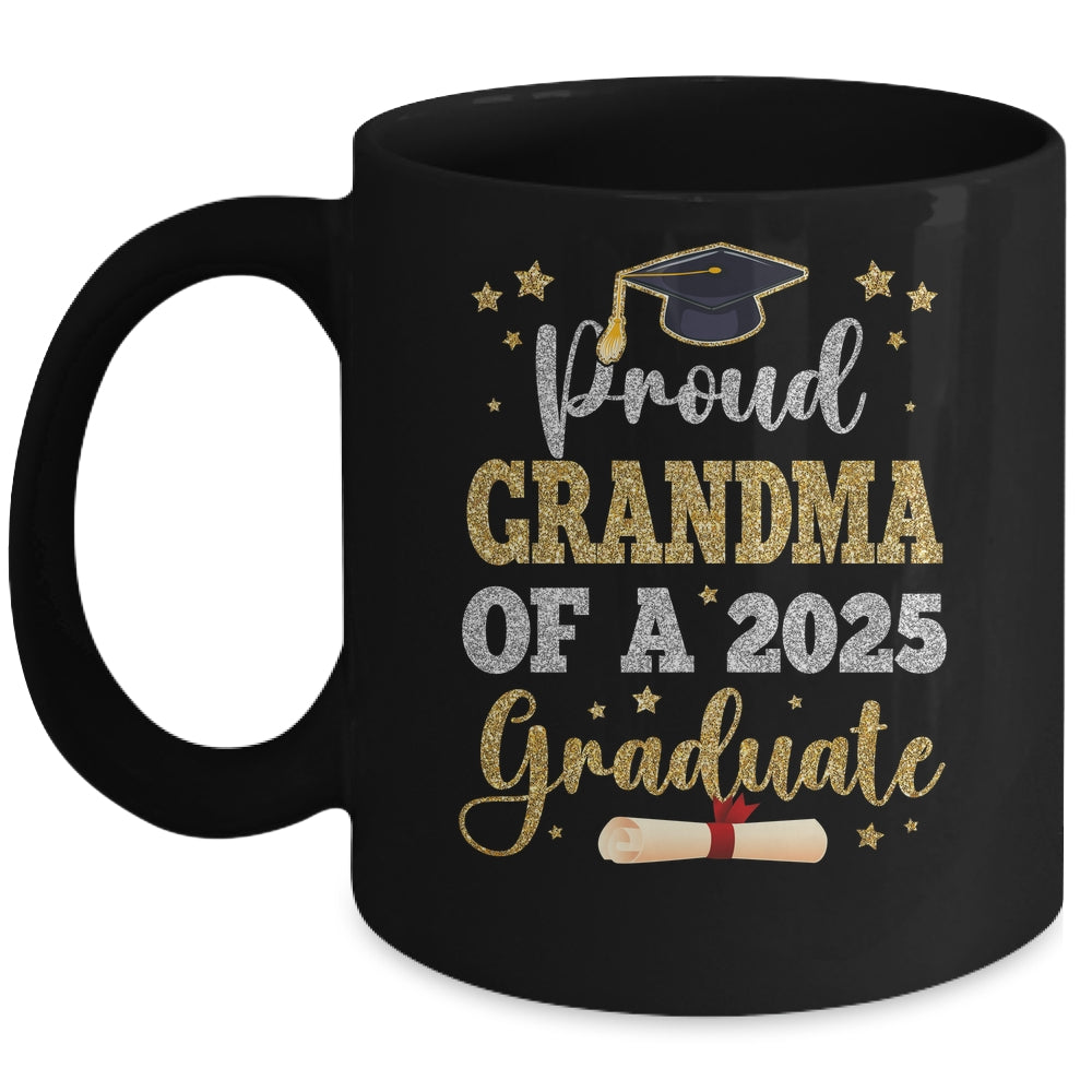 Proud Grandma Of A 2025 Graduate Senior Class Of 2025 Graduation Mug | teecentury