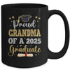 Proud Grandma Of A 2025 Graduate Senior Class Of 2025 Graduation Mug | teecentury