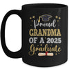 Proud Grandma Of A 2025 Graduate Senior Class Of 2025 Graduation Mug | teecentury