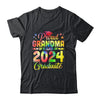 Proud Grandma Of A Class Of 2024 Graduate Senior 24 Tie Dye Shirt & Hoodie | teecentury