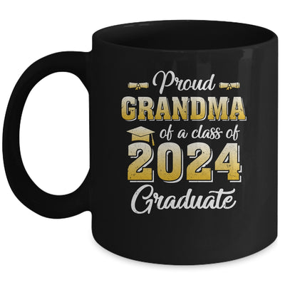 Proud Grandma Of A Class Of 2024 Graduate Senior Graduation Mug | teecentury