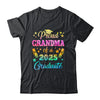 Proud Grandma Of A Class Of 2025 Graduate Senior 25 Tie Dye Shirt & Hoodie | teecentury