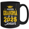 Proud Grandma Of A Senior Class Of 2025 Senior 2025 Golden Mug | teecentury