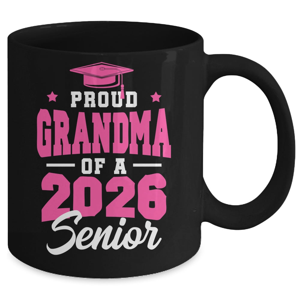 Proud Grandma Of A Senior Class Of 2026 Senior 2026 Pink Mug | teecentury