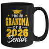 Proud Grandma Of A Senior Class Of 2026 Senior 2026 Yellow Mug | teecentury