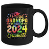 Proud Grandpa Of A Class Of 2024 Graduate Senior 24 Tie Dye Mug | teecentury