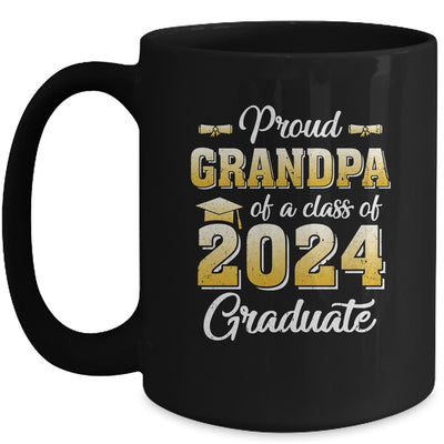 Proud Grandpa Of A Class Of 2024 Graduate Senior Graduation Mug | teecentury