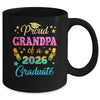 Proud Grandpa Of A Class Of 2026 Graduate Senior 26 Tie Dye Mug | teecentury
