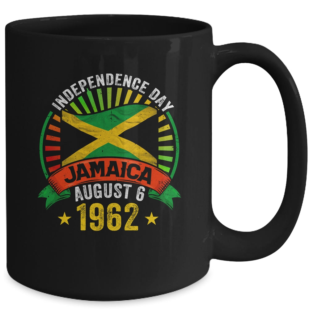 Proud Jamaican Independence Day Jamaica 1962 Men Women Kids Mug | teecentury