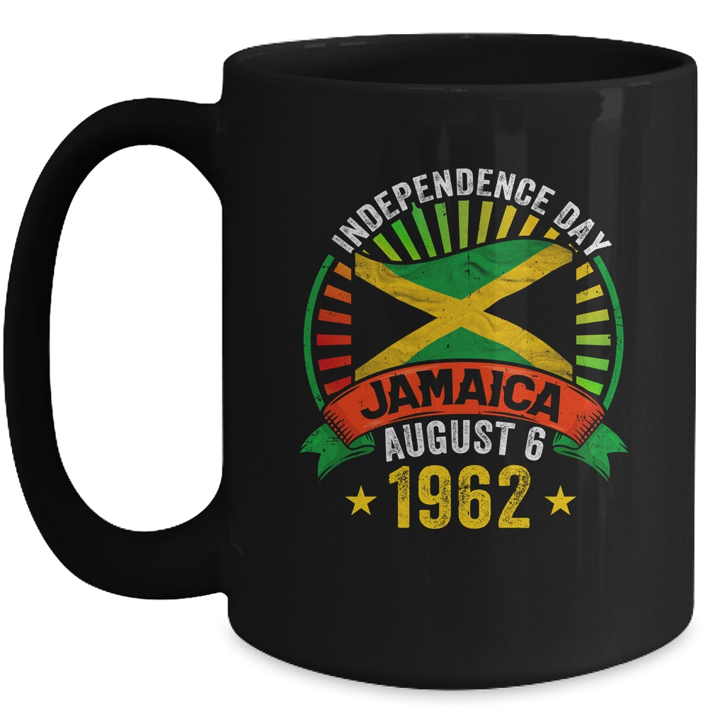 Proud Jamaican Independence Day Jamaica 1962 Men Women Kids Mug | teecentury