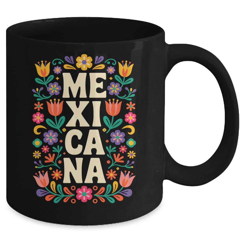 Proud Mexico For Mexicans Mexicana Mexico Women Girls Flower Mug | teecentury