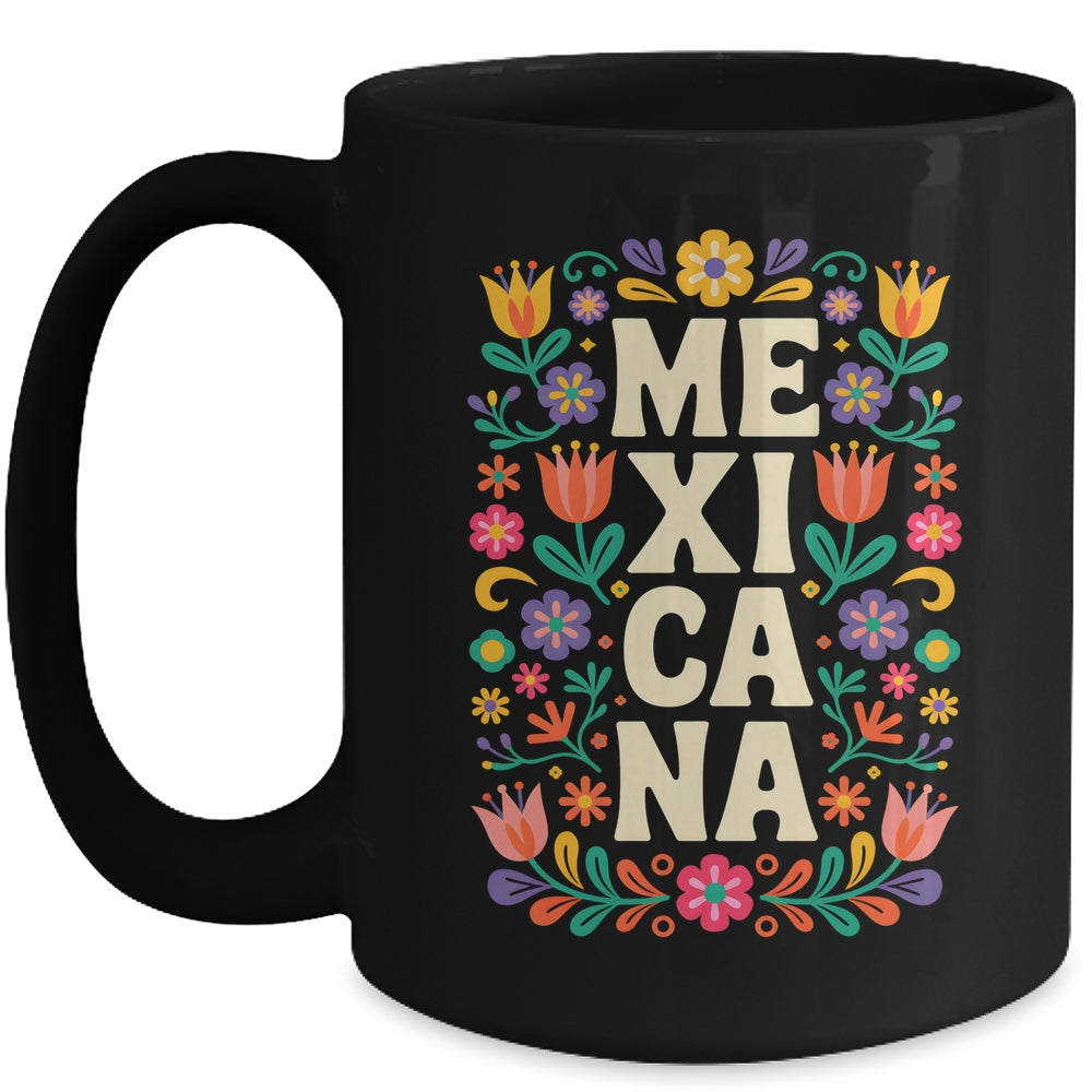 Proud Mexico For Mexicans Mexicana Mexico Women Girls Flower Mug | teecentury