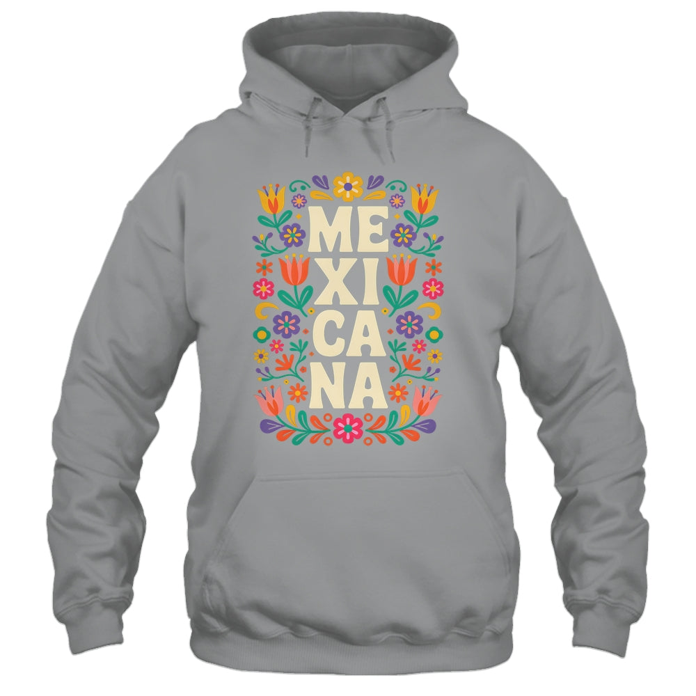 Proud Mexico For Mexicans Mexicana Mexico Women Girls Flower Shirt & Tank Top | teecentury