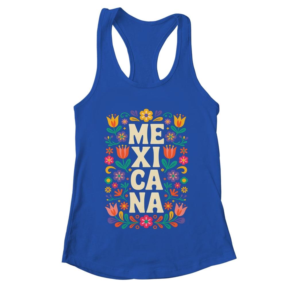 Proud Mexico For Mexicans Mexicana Mexico Women Girls Flower Shirt & Tank Top | teecentury