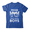 Proud Mom Of 2 Boys Awesome Two Sons Mother's Day Shirt & Tank Top | teecentury