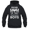 Proud Mom Of 2 Boys Awesome Two Sons Mother's Day Shirt & Tank Top | teecentury