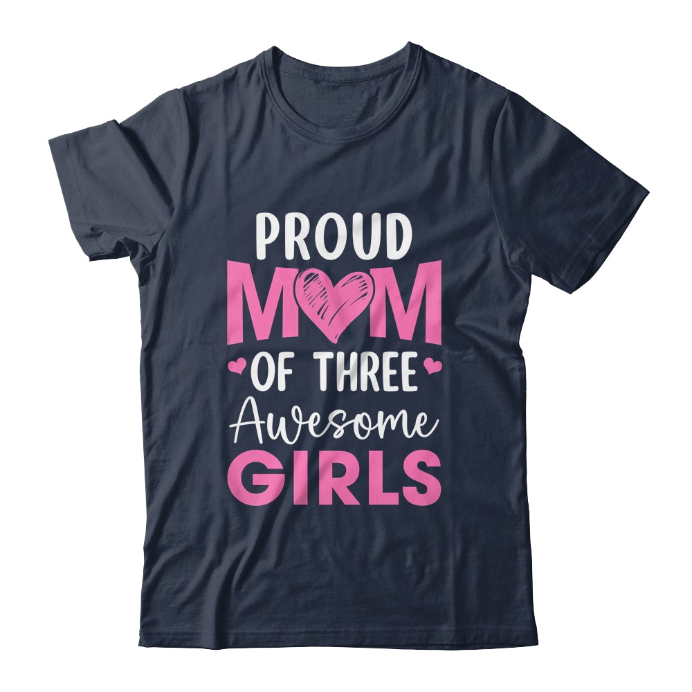 Proud Mom Of 2 Girls Awesome Two Daughters Mother's Day Shirt & Tank Top | teecentury