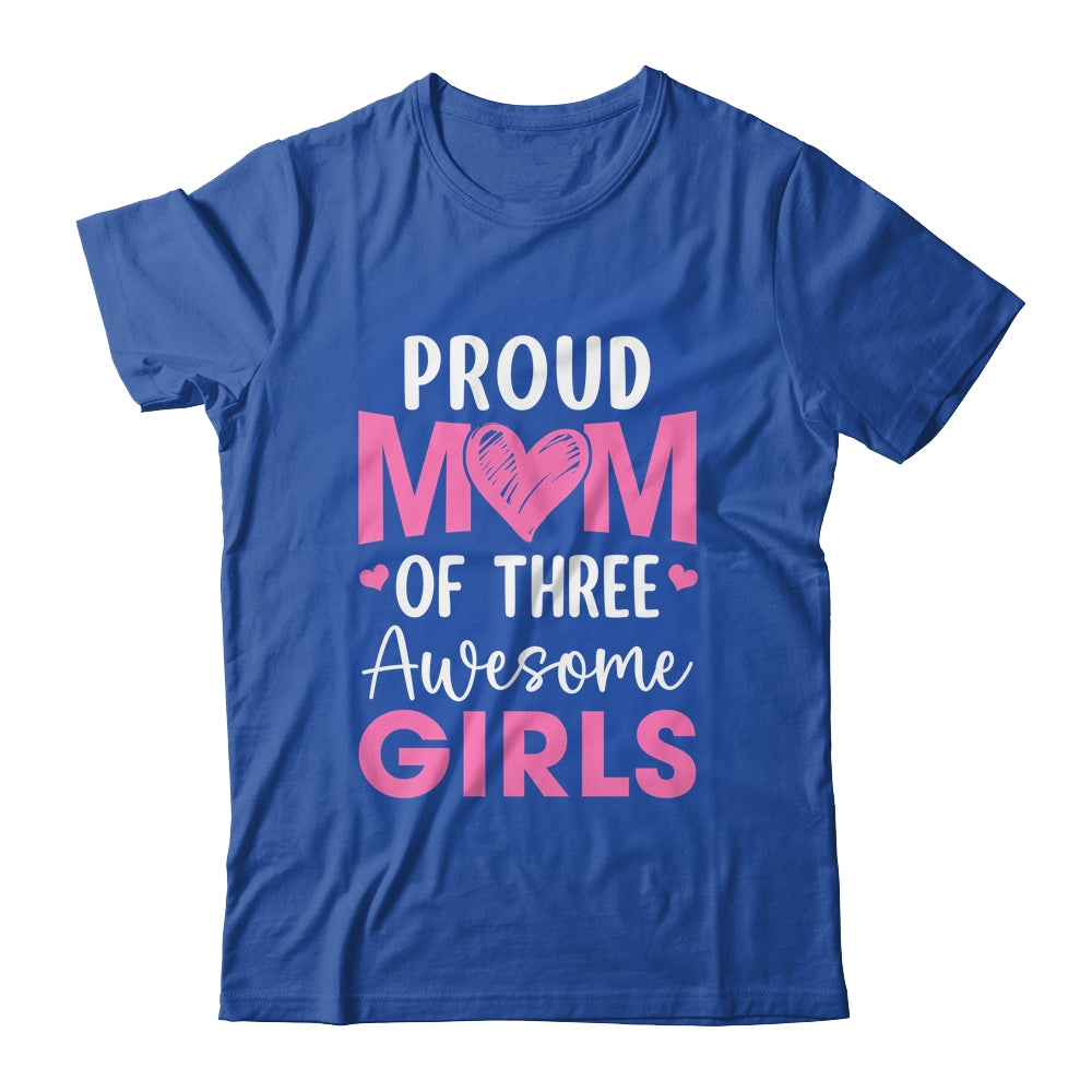 Proud Mom Of 2 Girls Awesome Two Daughters Mother's Day Shirt & Tank Top | teecentury