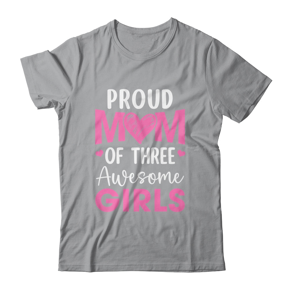 Proud Mom Of 2 Girls Awesome Two Daughters Mother's Day Shirt & Tank Top | teecentury