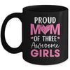 Proud Mom Of 2 Girls Awesome Two Daughters Mother's Day Mug | teecentury