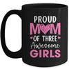 Proud Mom Of 2 Girls Awesome Two Daughters Mother's Day Mug | teecentury