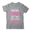 Proud Mom Of 3 Girls Awesome Three Daughters Mother's Day Shirt & Tank Top | teecentury
