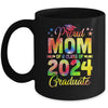 Proud Mom Of A Class Of 2024 Graduate Senior 24 Tie Dye Mug | teecentury