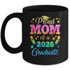 Proud Mom Of A Class Of 2026 Graduate Senior 26 Tie Dye Mug | teecentury