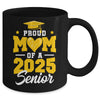 Proud Mom Of A Senior Class Of 2025 Senior Mom 2025 Golden Mug | teecentury