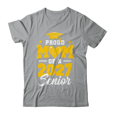Proud Mom Of A Senior Class Of 2027 Senior Mom 2027 Yellow Shirt & Hoodie | teecentury