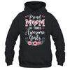 Proud Mom Of Three Awesome Girls 3 Daughters Mother's Day Shirt & Tank Top | teecentury