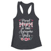 Proud Mom Of Three Awesome Girls 3 Daughters Mother's Day Shirt & Tank Top | teecentury