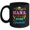 Proud Nana Of A Class Of 2026 Graduate Senior 26 Tie Dye Mug | teecentury