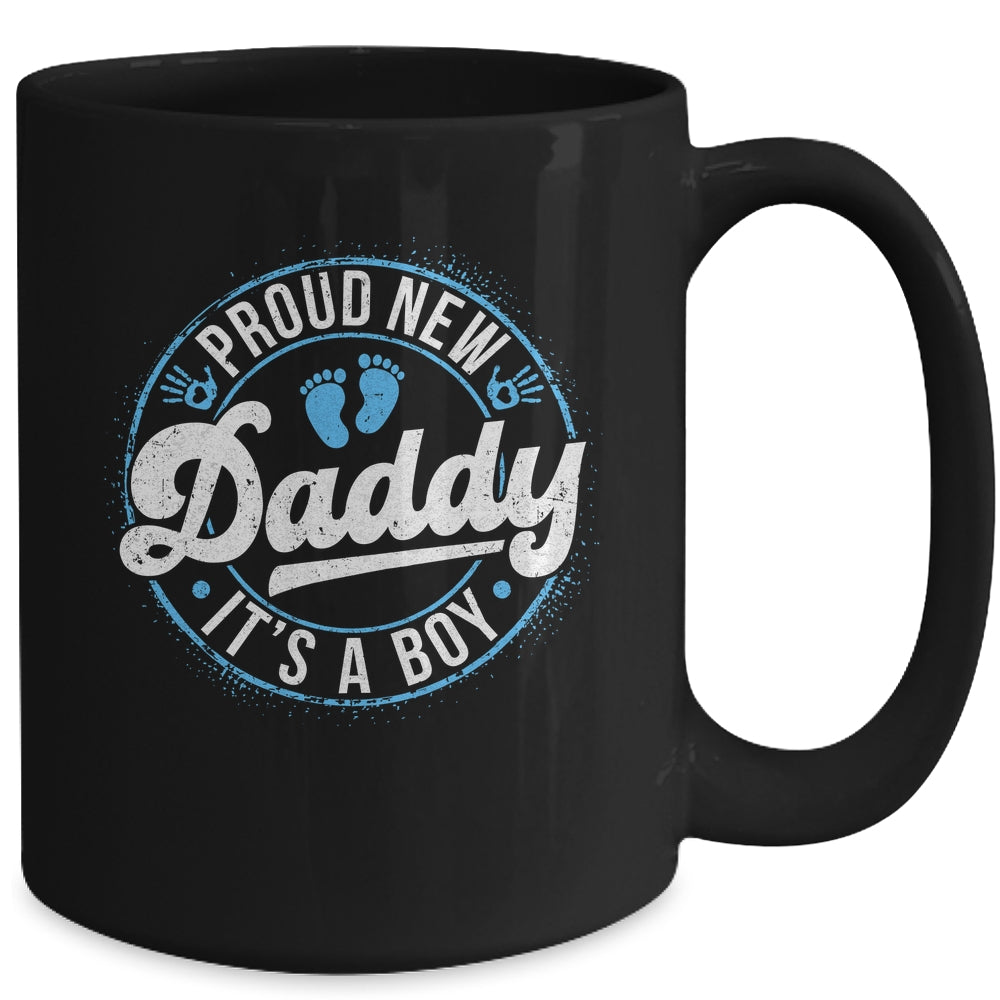 Proud New Daddy It's A Boy Dad To Be Gifts 1st Time Father Mug | teecentury