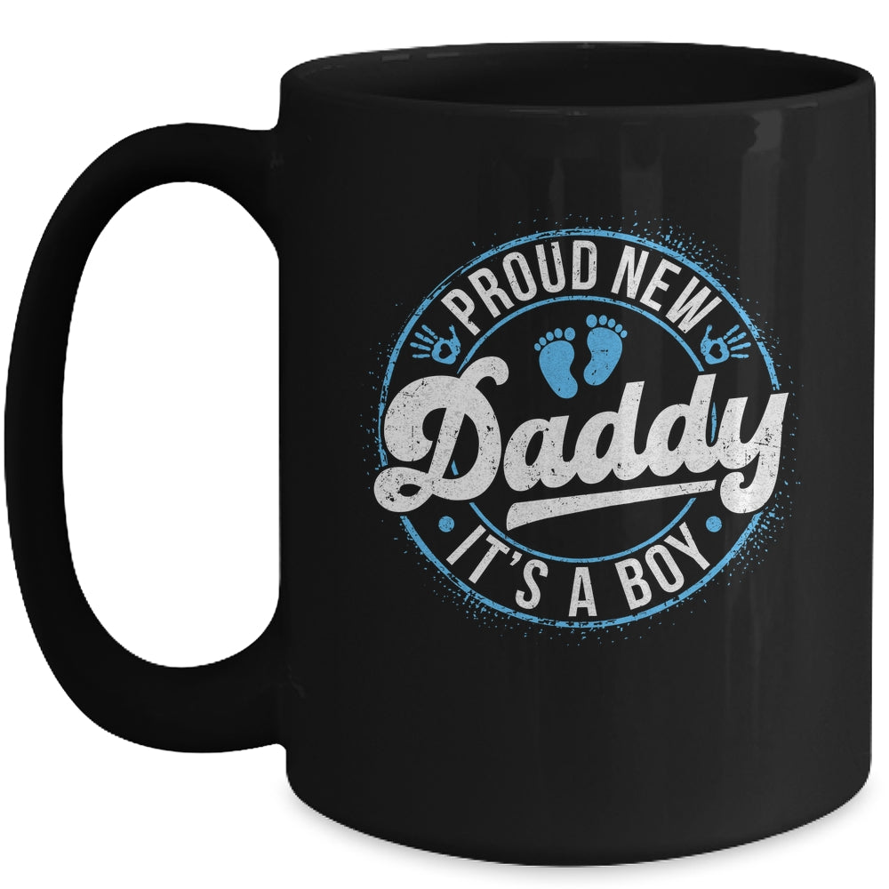 Proud New Daddy It's A Boy Dad To Be Gifts 1st Time Father Mug | teecentury