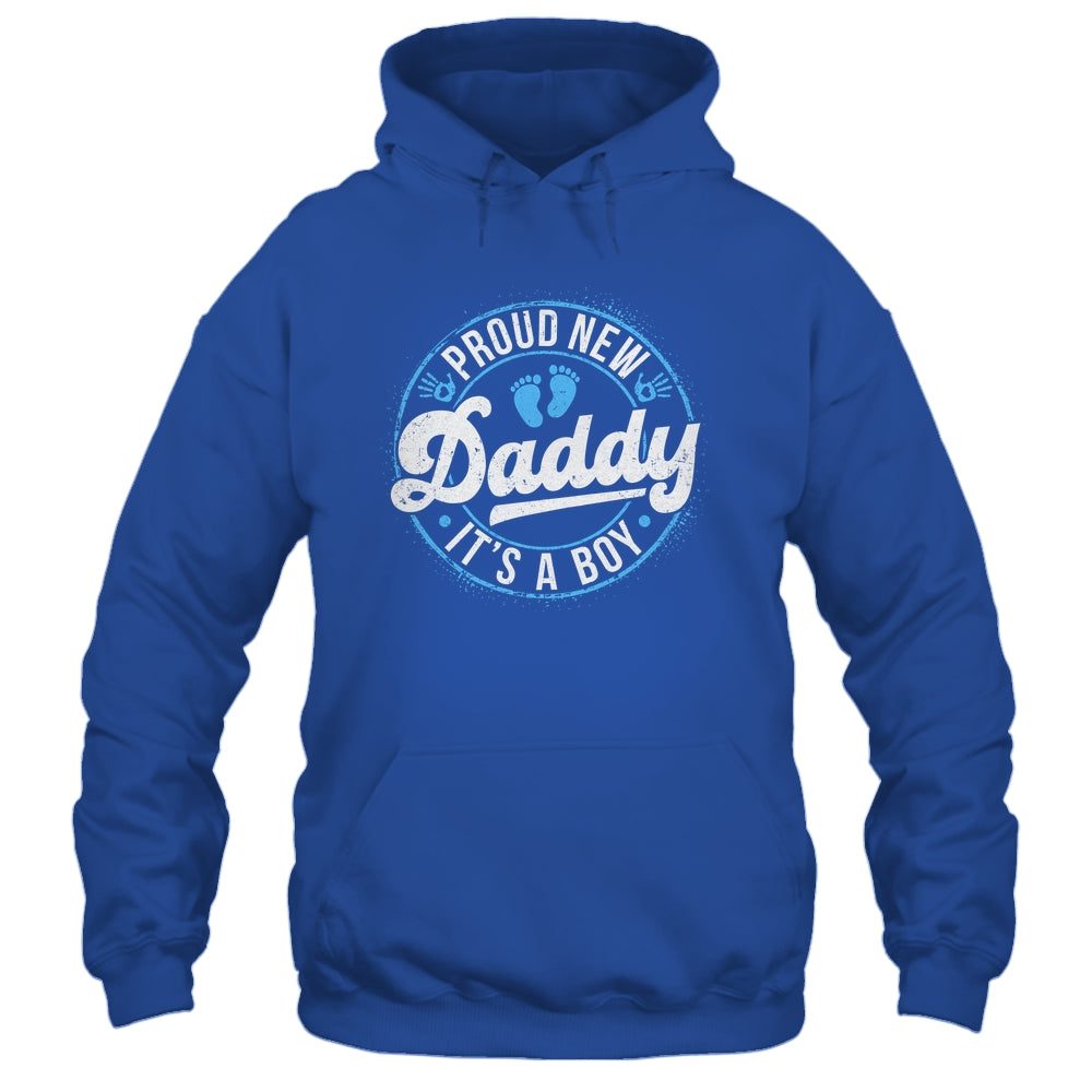 Proud New Daddy It's A Boy Father's Day Dad To Be 1st Time Shirt & Hoodie | teecentury