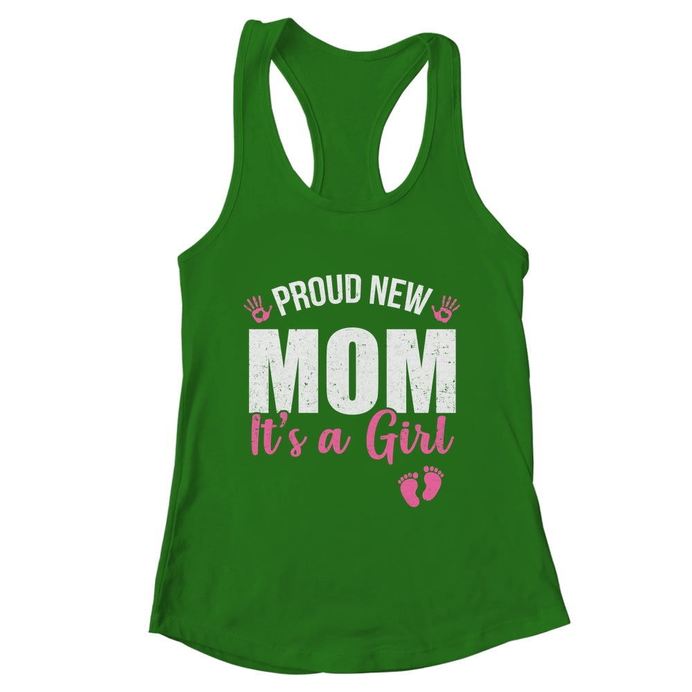 Proud New Mom It's A Girl Mother To Be Soon To Be Mom 2025 Shirt & Tank Top | teecentury