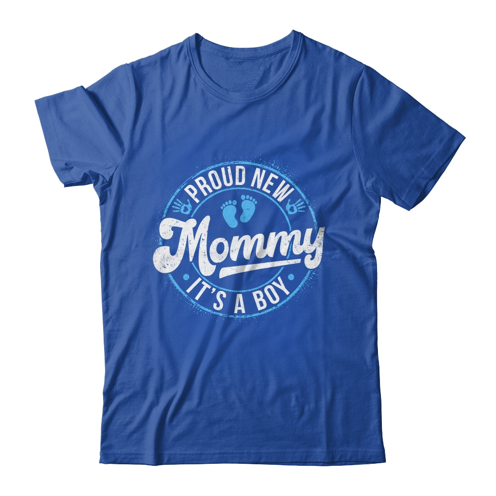 Proud New Mommy It's A Boy Mother's Day Mom To Be 1st Time Shirt & Tank Top | teecentury