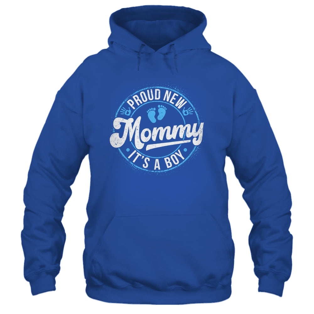 Proud New Mommy It's A Boy Mother's Day Mom To Be 1st Time Shirt & Tank Top | teecentury
