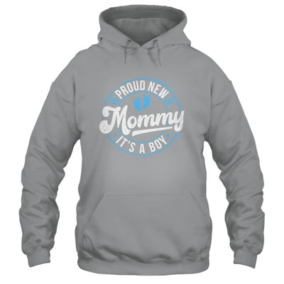 Proud New Mommy It's A Boy Mother's Day Mom To Be 1st Time Shirt & Tank Top | teecentury