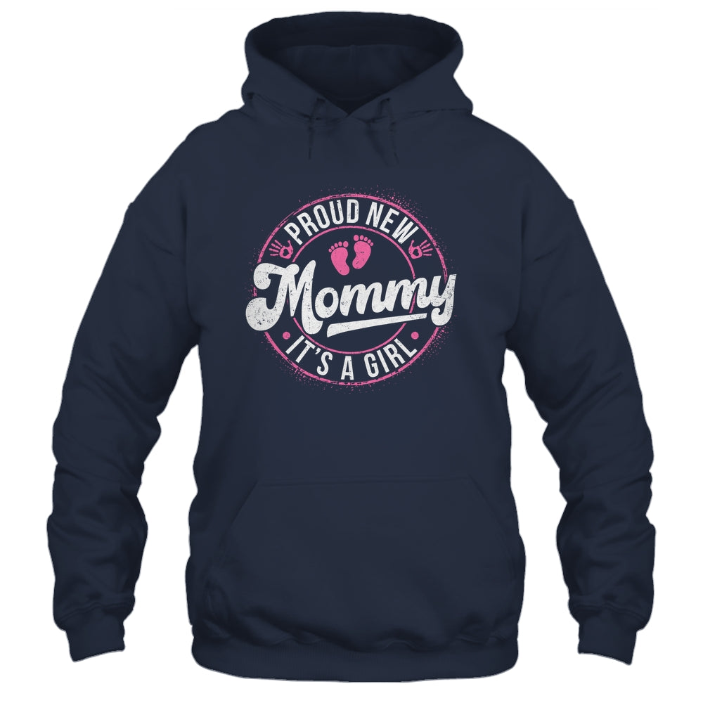 Proud New Mommy It's A Girl Mother's Day Mom To Be 1st Time Shirt & Tank Top | teecentury