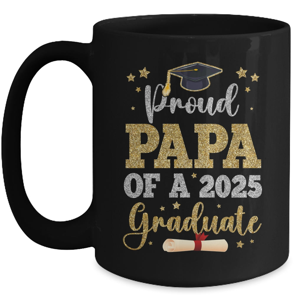 Proud Papa Of A 2025 Graduate Senior Class Of 2025 Graduation Mug | teecentury
