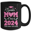 Proud Senior Mom 2024 Graduation Class Of Not Crying Mug | teecentury