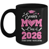 Proud Senior Mom 2026 Graduation Class Of Not Crying Mug | teecentury