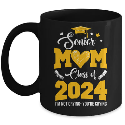 Proud Senior Mom Graduation Class Of 2024 Not Crying Mug | teecentury