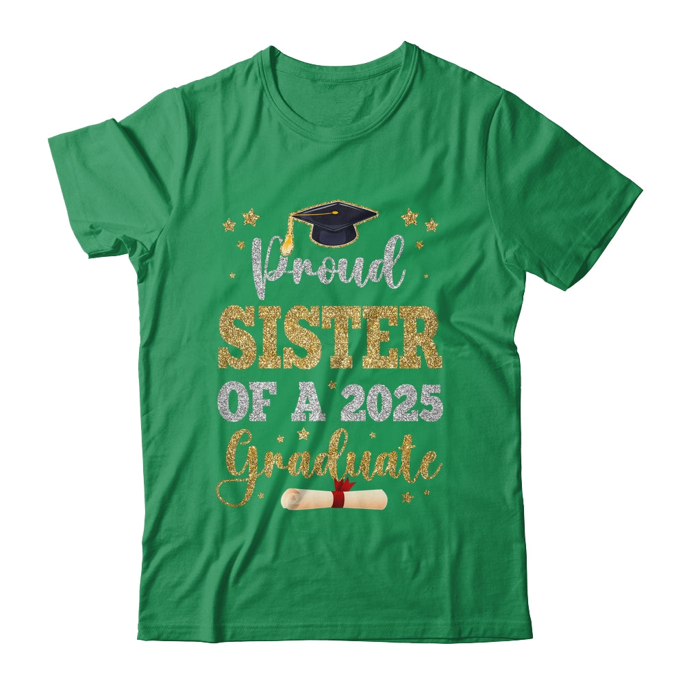 Proud Sister Of A 2025 Graduate Senior Class Of 2025 Graduation Shirt & Hoodie | teecentury
