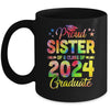 Proud Sister Of A Class Of 2024 Graduate Senior 24 Tie Dye Mug | teecentury