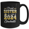 Proud Sister Of A Class Of 2024 Graduate Senior Graduation Mug | teecentury